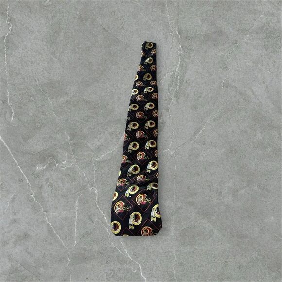RM Sport Mens Multicolor Washington Redskins Allover Print Neck Tie - Picture 10 of 16